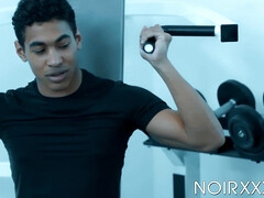 In den arsch, Schwarz, Blasen, Sperma im mund, Kehlenfick, Hardcore, Hd, Muskel