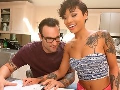 Culo, Negro, Atrapados, Estilo perrito, Pajear, Lamidas, Tatuaje, Adolescente