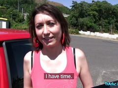 Leie, Blasen, Auto, Besamung, Im freien, Öffentlich, Muschi, Russisch