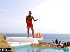 Sucer une bite, Éjaculer dans la bouche, Gorge profonde, Queue, Faciale, Interracial, Lingerie, Chevaucher