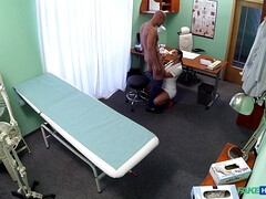 Steamy Nurse Prescribes Screwing For Muscle Enhancement