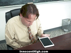 Verga grande, Universitaria, Linda, Corridas faciales, Pelirrojo, Estudiante, Maestra, Adolescente