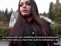 デカチン, フェラチオ, 茶髪の, イタリア人, アウトドア, ハメ撮り, 公共, 現実