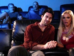 美女, デカパイ, ブロンド, 巨乳な, エロティック, ハードコア, 母, オッパイの