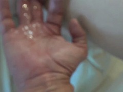 Blond, Pijpbeurt, Sperma, Vingeren, Vriendin, Gezichtspunt