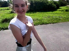 Bruinharig, Hd, Naakt, Naakt, Buiten, Openbaar, Alleen, Tiener