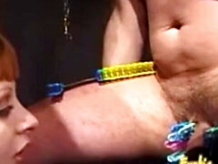 緊縛, フェラチオ, イく瞬間, ハードコア, なめる, 赤毛, 奴隷, 拘束