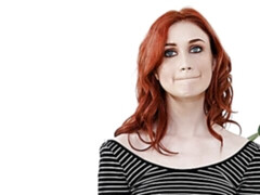 Noire, Sucer une bite, Robe, Interracial, Rousse roux, Maigrichonne, Dénudage, Adolescente