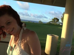 Enthousiasteling, Badkamer, Badpak, Bruinharig, Vriendin, Doordringend, Roken, Tieten likken