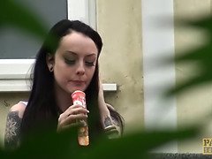 Sucer une bite, Britannique, Brunette brune, Fétiche, Hd, Petite femme, Réalité, Adolescente