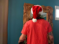 Muscular stepbrother breeds jock in doggy style until he cums