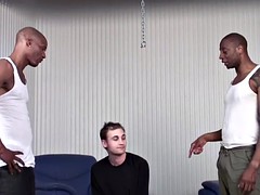 Grosser schwanz, Schwarz, Schwarz, Schwul, Interrassisch, Ablutschen