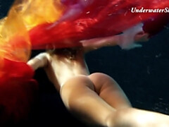 18, 女, フェティッシュ, 公共, ロシア人, 一人, ティーン, 水中