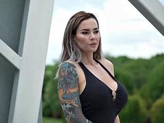 アナル, アジア人, 美女, ぽっちゃり, デカチン, フェラチオ, 異人種間, オッパイの