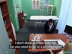 Nikky Dream bangs the blonde nurse in fake hospital patient sex tape