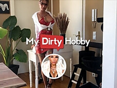 Grosser schwanz, Grosse titten, Blasen, Deutsch, Handjob, Hd, Pov, Tätowierung