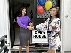 18 ans, Asiatique, Gros cul, Grosse bite, Sucer une bite, En levrette, Adolescente, Nénés