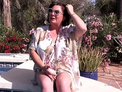 Grosser arsch, Masturbation, Mutti, Solo