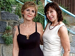 Great-looking chicks Amy D and Claire Benz are getting fucked