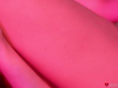 舐める尻, ブロンド, 茶髪の, チェコ, ドレス, 指いじり, ヒール, ヒモパン