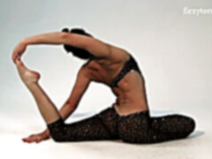 Flexibel, Sporthalle, Nackt, Sport, Jungendliche (18+)