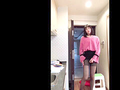 Amateur, Jeunes transsexuelles thaïlandaises, Masturbation, Transsexuelle, Solo, Adolescente, Nénés