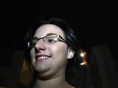 Enthousiasteling, Grote lul, Grote mammen, Sperma shot, Gezichtspunt, Openbaar