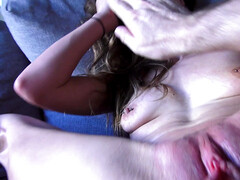 Amateur, Faciale, Fait maison, Petite femme, Chatte, Rugueux, Rasée, Mouillée