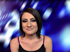 茶髪の, ポルノスター, 一人, オッパイの