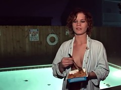 Cute girl talking dirty in front of cam