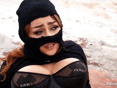 Ski Mask Slut Spices it Up: Robbery gone Threesome with April Olsen, Dan Damage, Kira Fox