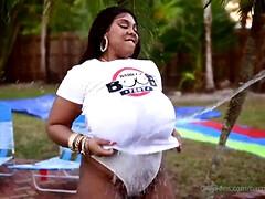 Wet t-shirts fetish softcore video