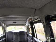 Busty blonde offers blowjob in uk cab