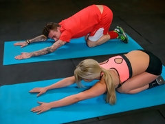 Culo, Tetas grandes, Rubia, Mamada, Estilo perrito, Pajear, Sexo duro, Estriptis