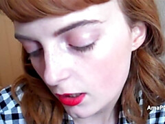 Redhead smut with ideal Lola Gatsby from Ama POV