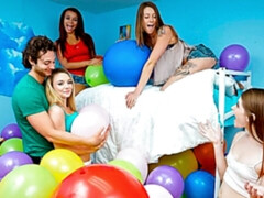 Tetas grandes, Lesbiana, Lamidas, Masturbación, Fiesta, Pelirrojo, Adolescente, Trio