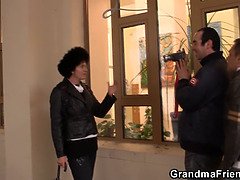 Omie, Ondergoed, Rijpe lesbienne, Moeder, Kut duiken, Realiteit, Rijden, Trio