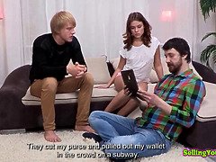 素人, フェラチオ, 中出し, 浮気する, ハードコア, ロシア人, ショートヘア, ティーン