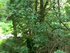 Bruinharig, Hondjeshouding, Sperma in gezicht, Duits, Buiten, Gezichtspunt, Openbaar, Trio