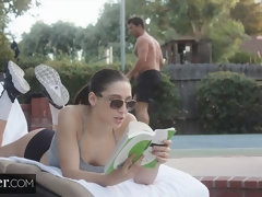 Culo, Mamada, Estilo perrito, Pajear, Besar, Al aire libre, Flaco, Tetas
