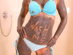 お尻, ブロンド, バック, 手コキする, キス, 剃毛, ティーン, 三人