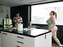 Grosse titten, Braunhaarige, Spermaladung, Aufs gesicht abspritzen, Milf, Rotschopf, Flotter dreier, Ehefrau