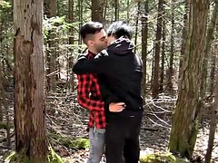 Aziatisch, Grote lul, Homo, Hardcore, Buiten, Zuigen