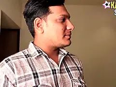 DESI BHABHI ROMANCE WITH CLIENT IN BEDROOM (HINDI AUDIO)