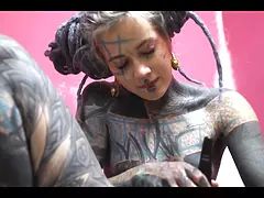 Anaal, Vrouw, Hd, Masturbatie, Naakt, Alleen, Tatoeage, Speelgoed