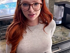18 ans, Gros cul, Grosse bite, Éjaculation interne, Fille, Gothique, Hd, Rousse roux