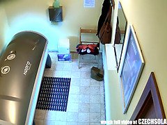 Enthousiasteling, Tsjechisch, Hd, Kut duiken, Zonnebank, Alleen, Tatoeage, Bekijker