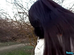 Cul, Queue, Européenne, Faciale, Seins naturels, Public, Chatte, Cheveux courts