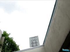 Enthousiasteling, Blond, Pijpbeurt, Buiten, Gezichtspunt, Openbaar