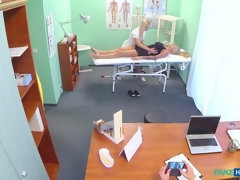 Nurse Massages Sexy Claustrophobe